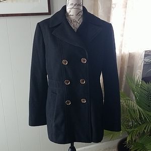 Michael Kors Black Pea Coat
